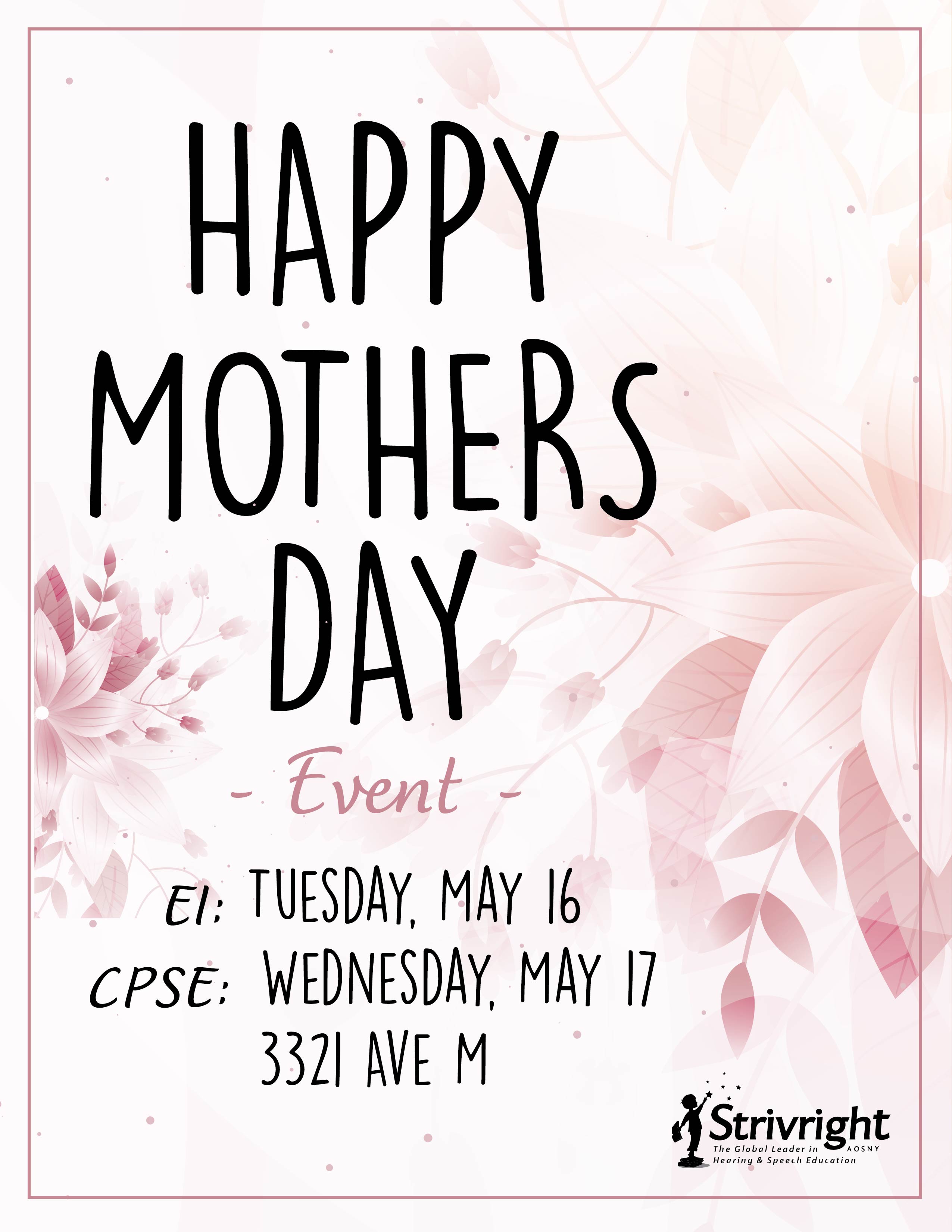MOTHERS DAY EVENT